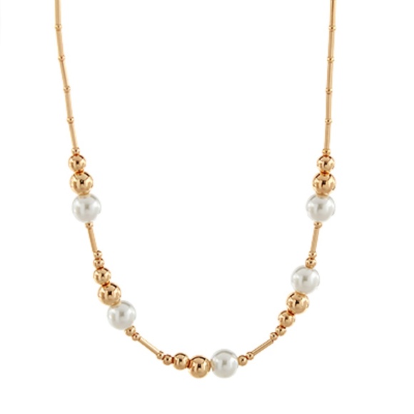 Pearl & Ball Bar Choker - Picture 1 of 2